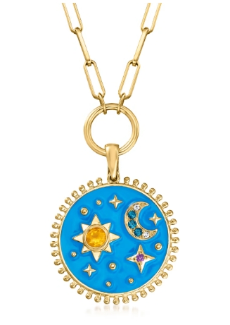 Pendentif en &eacute;mail