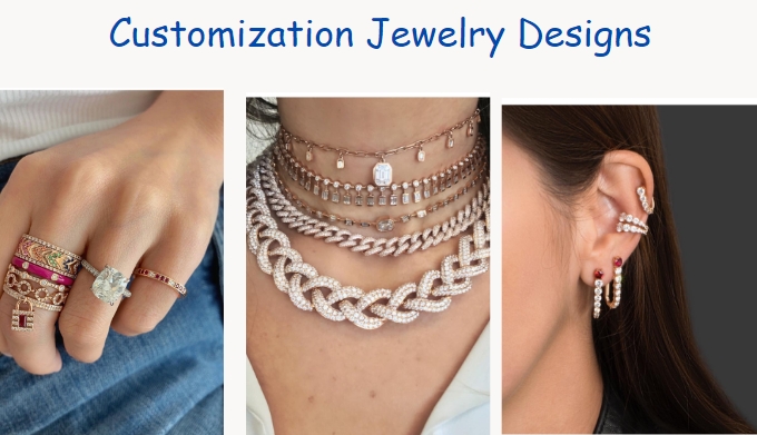 Conceptions de bijoux de personnalisation